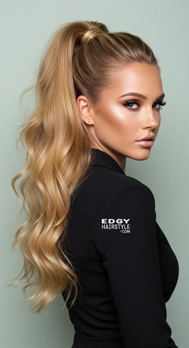 8. Voluminous High Ponytail | 8 Best Preppy Hairstyles: The Best Styles For A Classic Look