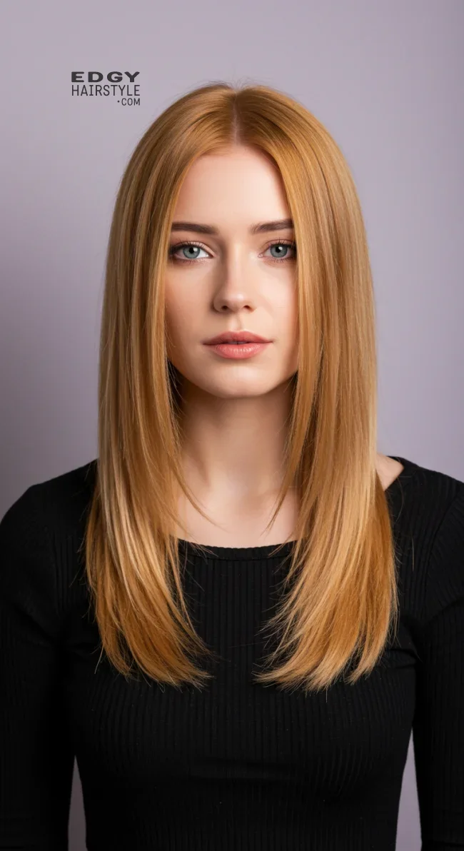 6. Face-Framing Layered Straight Hair | Stunning Hairstyles For Straight Hair - Flawless Elegance