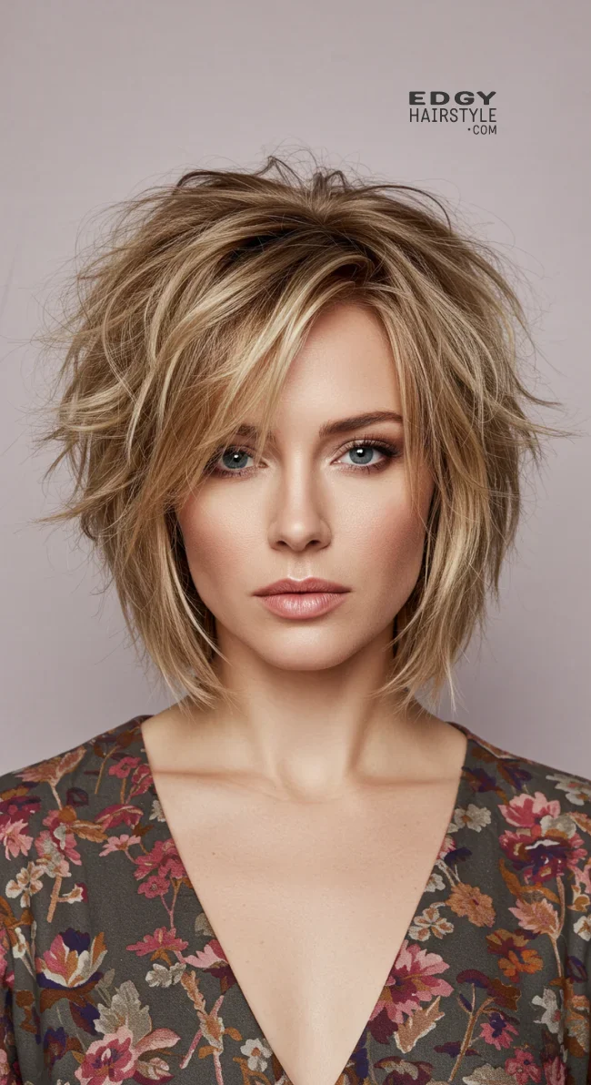 3. Shoulder-Length Shag (For Square Faces) | Haircut Ideas Tailored To Your Face Shape: Top Trending Hairstyles For Women In 2025