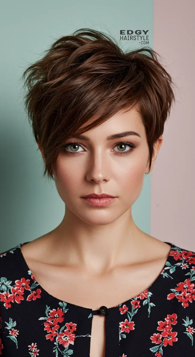 2. Layered Pixie Cut (For Round Faces) | Haircut Ideas Tailored To Your Face Shape: Top Trending Hairstyles For Women In 2025