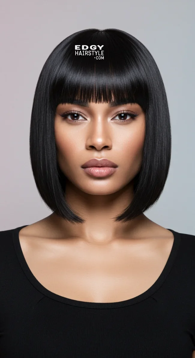 1. Blunt Bob (For Oval Faces) | Haircut Ideas Tailored To Your Face Shape: Top Trending Hairstyles For Women In 2025