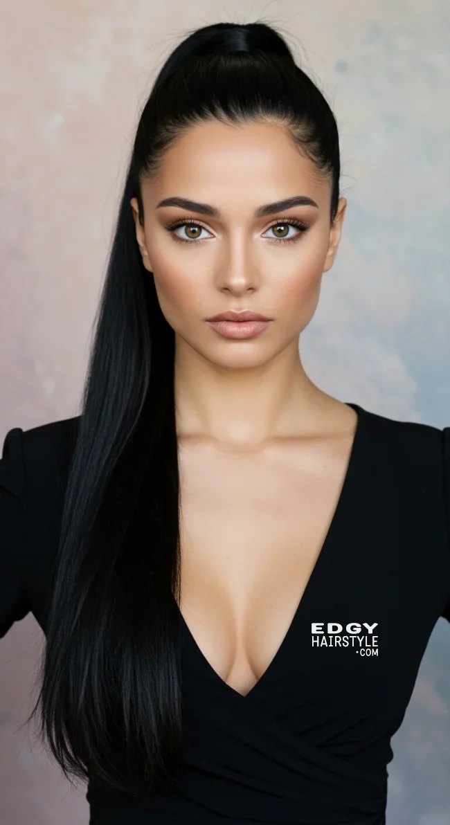 3. Sleek High Ponytail | Hairstyles For Valentine’s Day: Flirty Styles And Romance