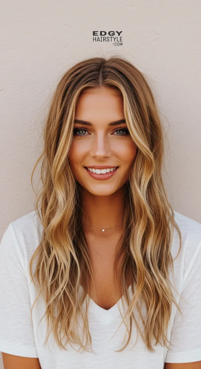 13. Tousled Beach Waves | Hairstyles For Long Face Shape: A Guide To Flattering And Trendy Looks