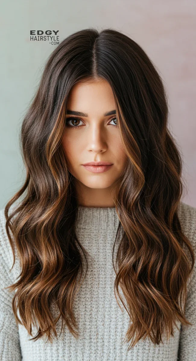 2. Rich Chocolate Brown with Warm Undertones | 15 Most Important Hair Color Trends For Winter 2025