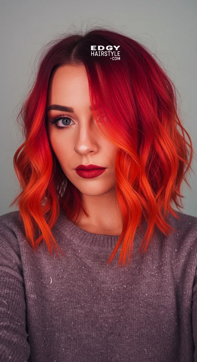 11. Sunset Ombre | 15 Most Important Hair Color Trends For Winter 2025