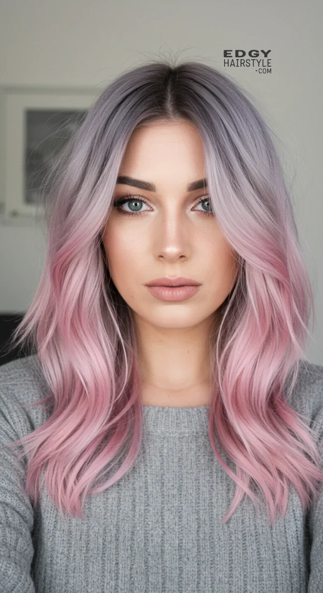 8. Pastel Pink Ombre | 15 Most Important Hair Color Trends For Winter 2025