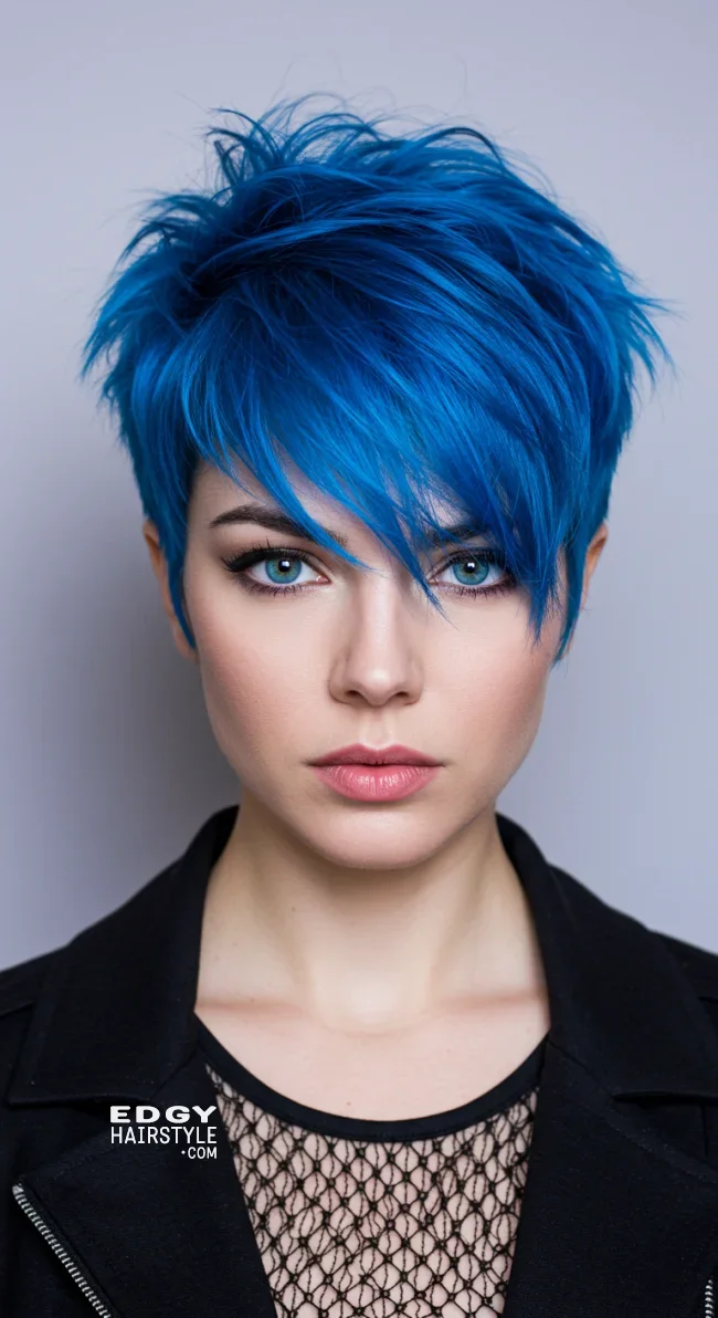 6. Vibrant Colored Pixie Cut | Edgy Alternative Hairstyles To Unleash Your Bold Side