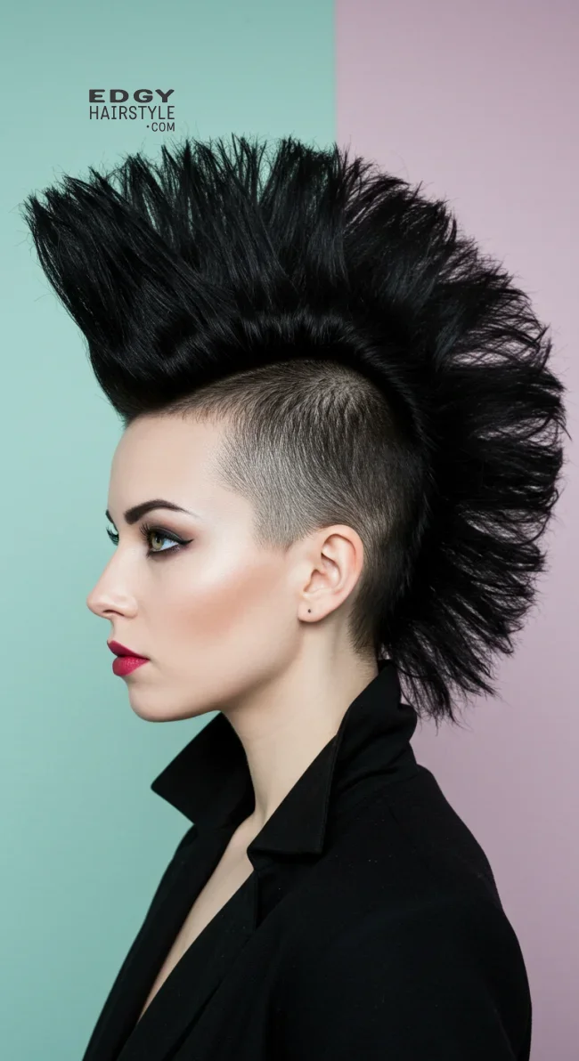 2. Spiky Mohawk | Edgy Alternative Hairstyles To Unleash Your Bold Side
