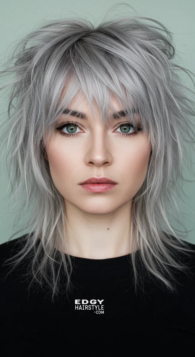 4. Wolf Cut with Messy Layers | Edgy Alternative Hairstyles To Unleash Your Bold Side