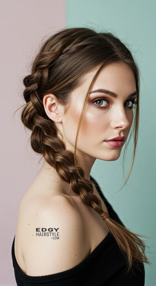9. Low Side Braid | How To Tie Up Your Hair Without Damaging It? A Guide To Gentle Hairstyling