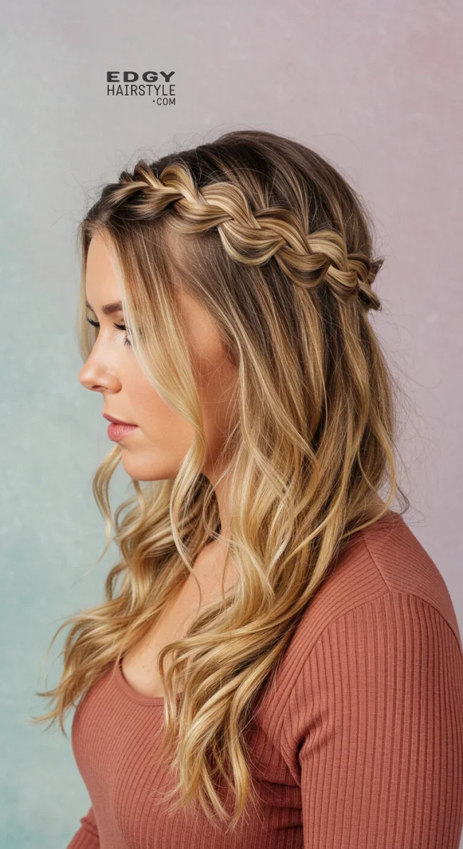 7. Crown Braid | 14 Best Braided Hairstyles To Transform Your Look