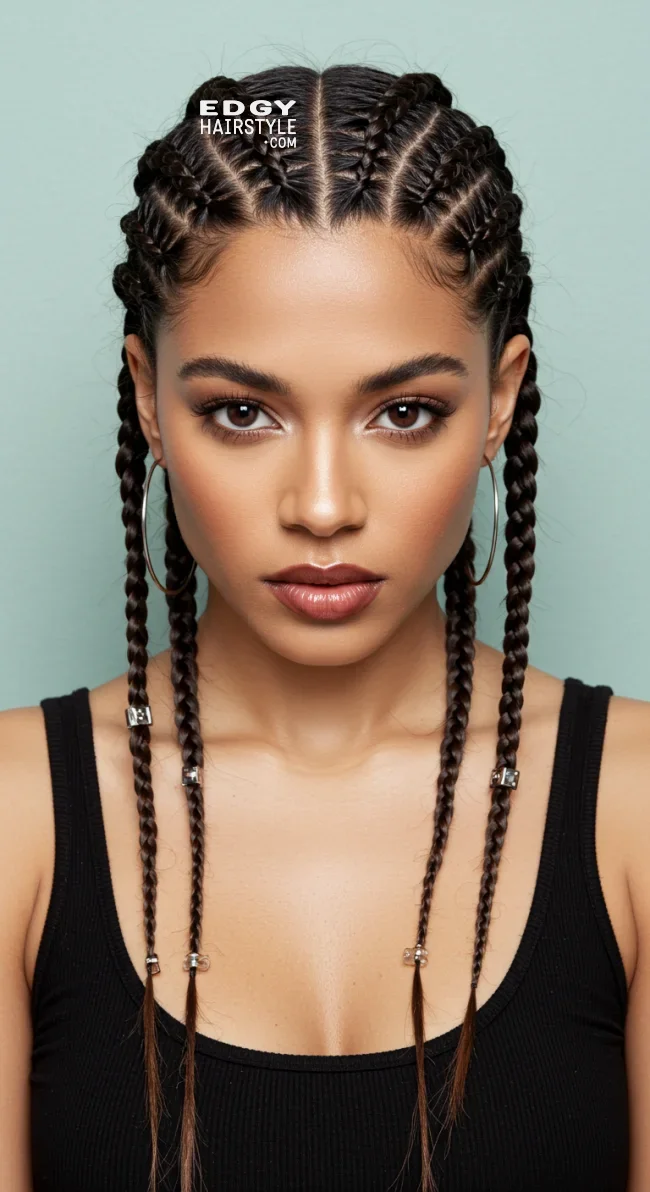 10. Fulani Braids | 14 Best Braided Hairstyles To Transform Your Look