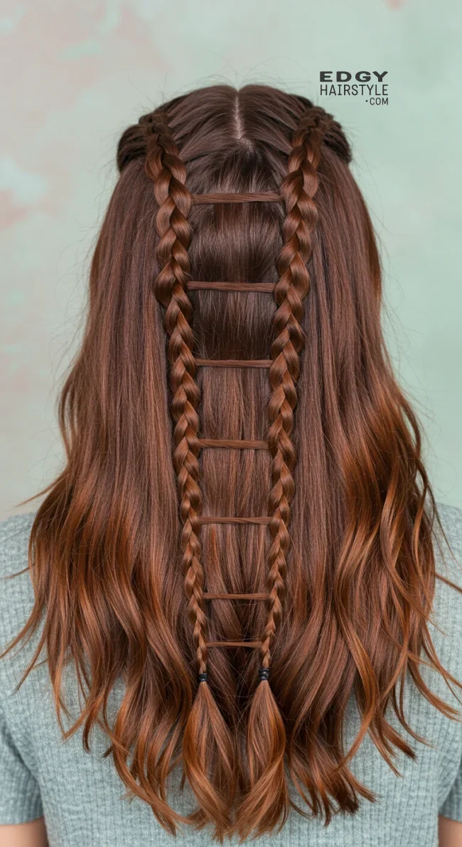11. Ladder Braid | 14 Best Braided Hairstyles To Transform Your Look