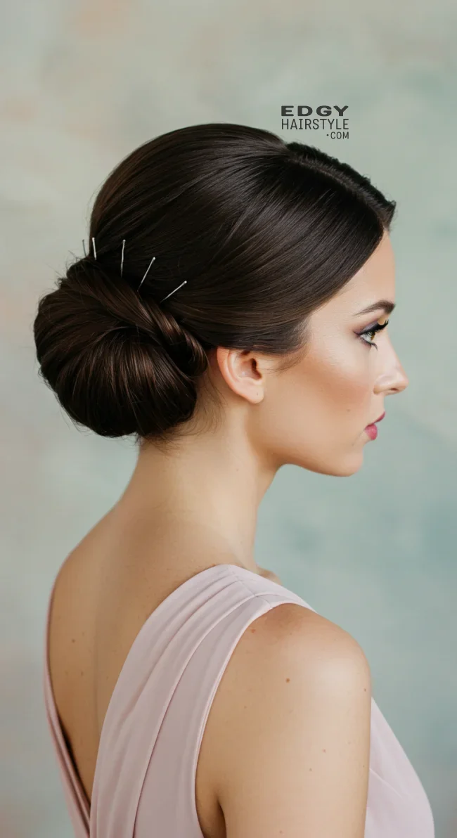6. Classic French Twist | Top 8 Bridesmaid Hairstyles For Every Hair Type