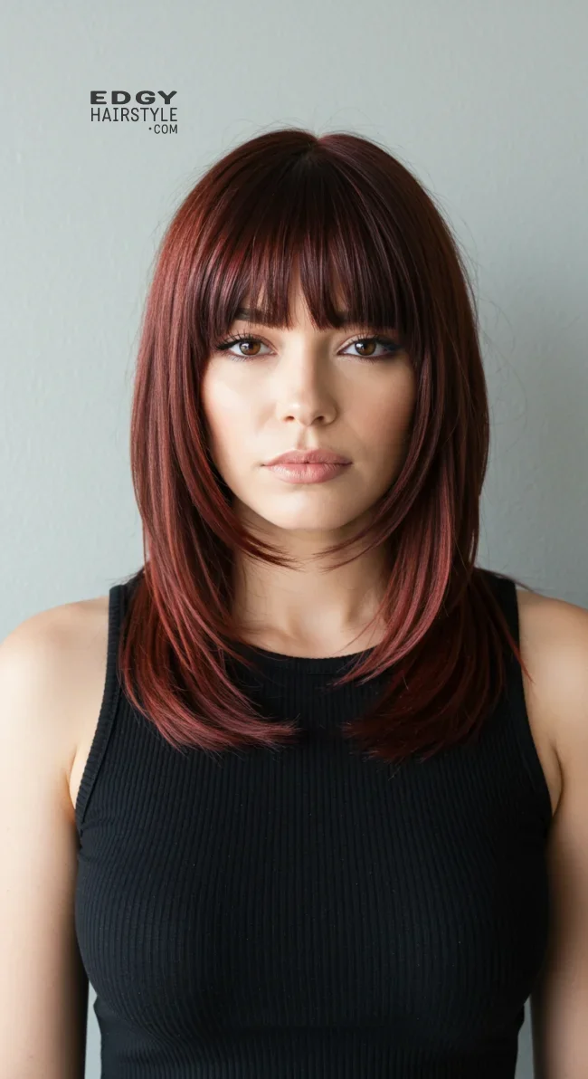 7. Blunt Shag | Trendiest Shaggy Haircuts Of 2025: 15 Must-Try Looks!