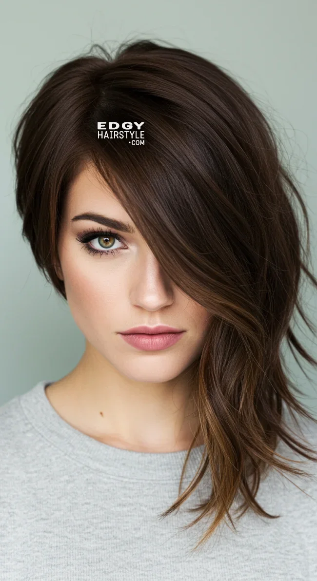 9. Asymmetrical Shag | Trendiest Shaggy Haircuts Of 2025: 15 Must-Try Looks!