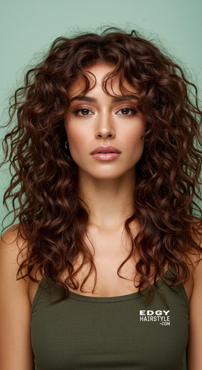 4. Curly Shag | Trendiest Shaggy Haircuts Of 2025: 15 Must-Try Looks!