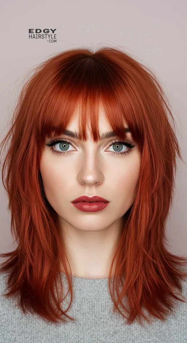 11. Fringe Shag | Trendiest Shaggy Haircuts Of 2025: 15 Must-Try Looks!