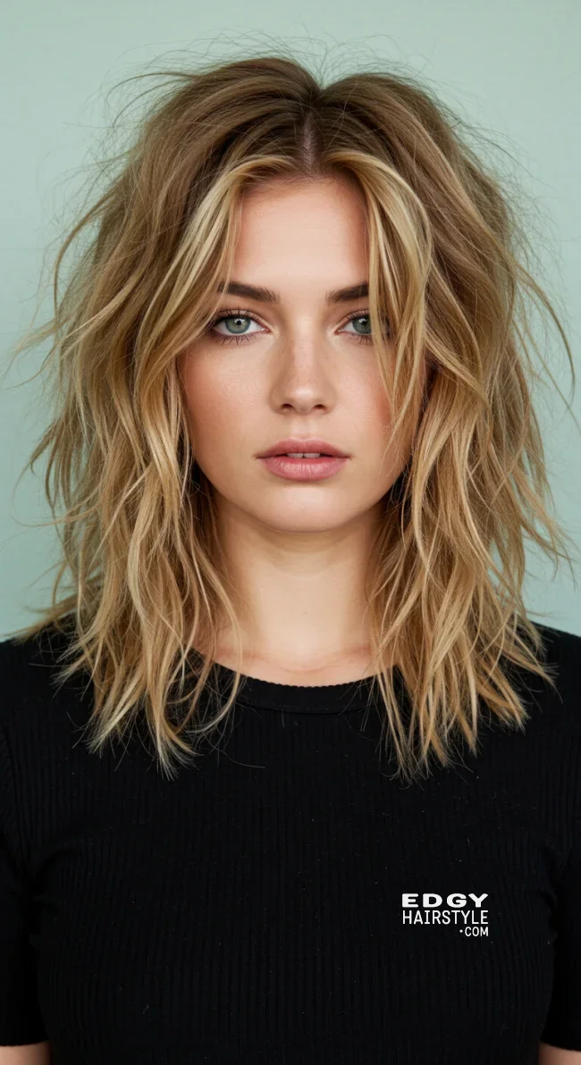 10. Tousled Shag | Trendiest Shaggy Haircuts Of 2025: 15 Must-Try Looks!