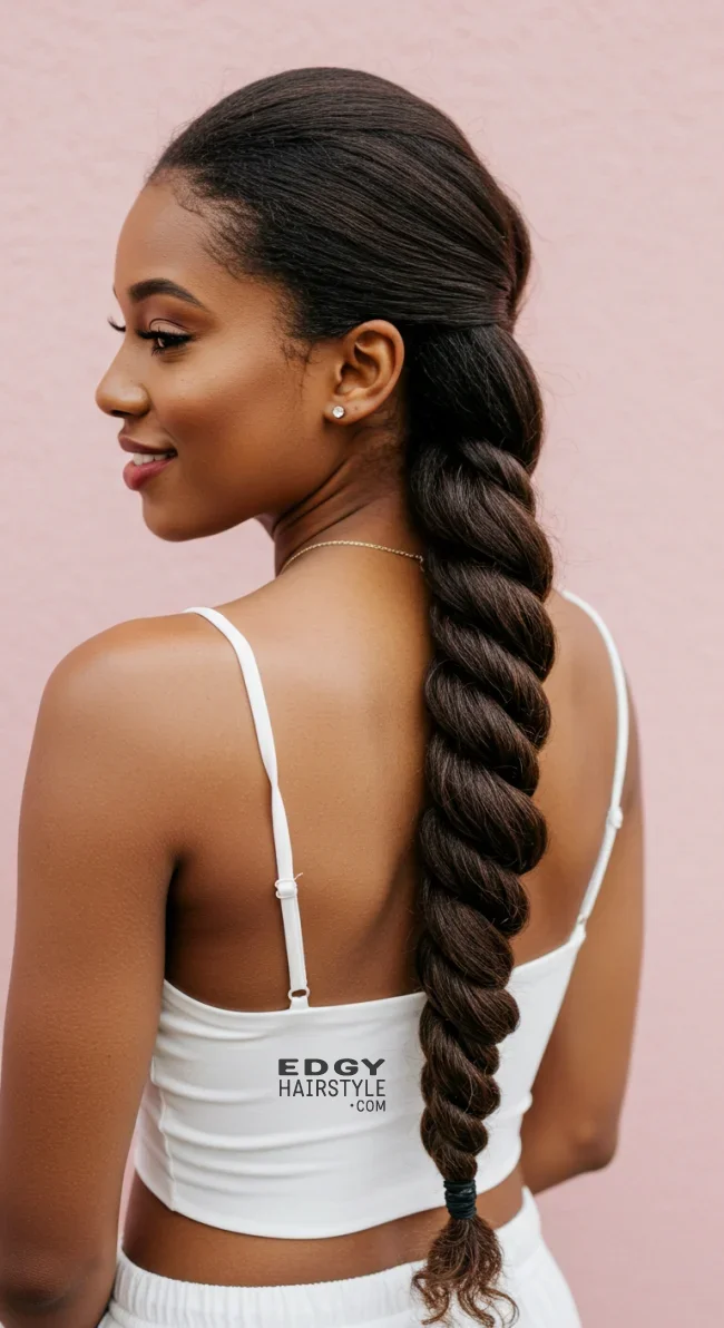 6. Rope Braid | 15 Different Types Of Braids With Inspirational Examples
