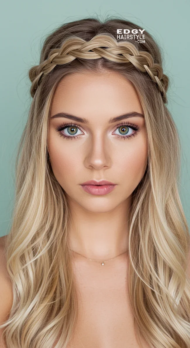 13. Halo Braid | 15 Different Types Of Braids With Inspirational Examples