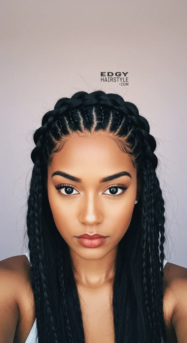 5. Crown Braid | 15 Different Types Of Braids With Inspirational Examples