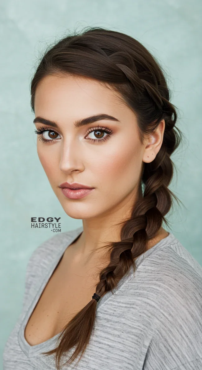 12. Side Braid | 15 Different Types Of Braids With Inspirational Examples