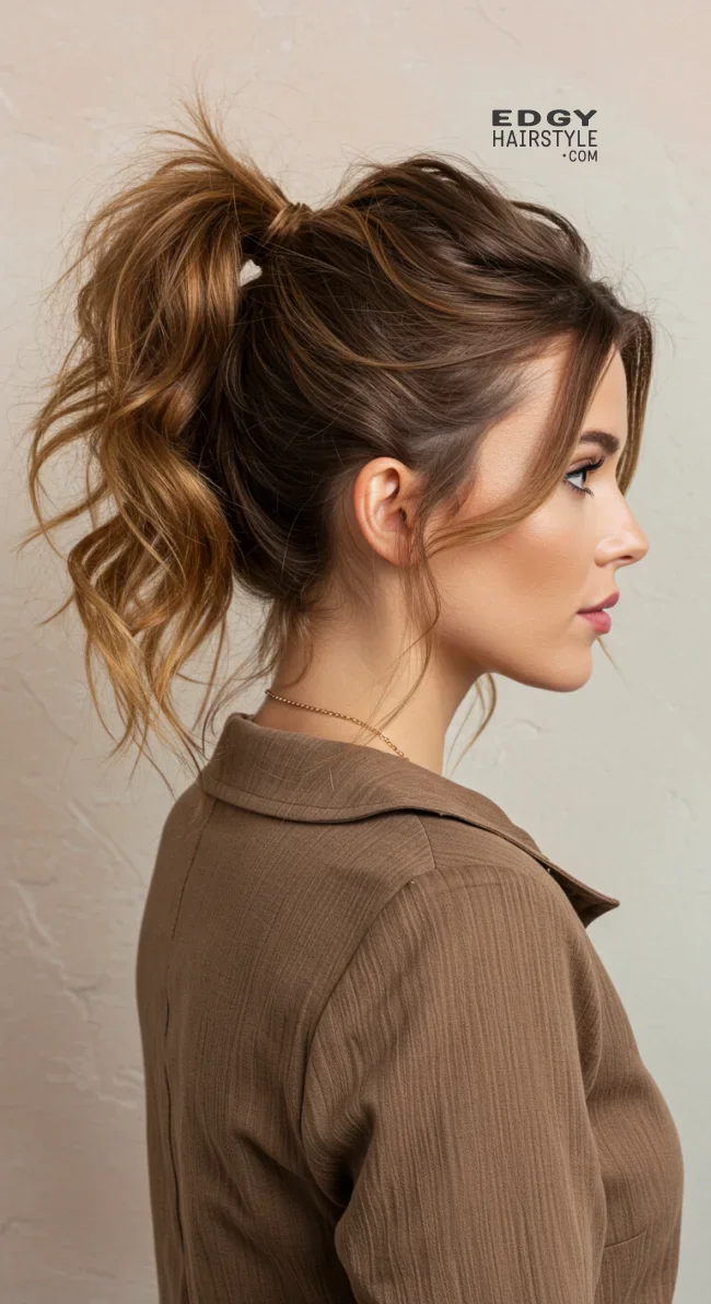5. Messy Ponytail | Ponytail Hairstyles: Elevate Your Look With These 15 Styles In 2025