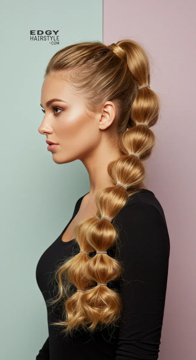 3. Bubble Ponytail | Ponytail Hairstyles: Elevate Your Look With These 15 Styles In 2025