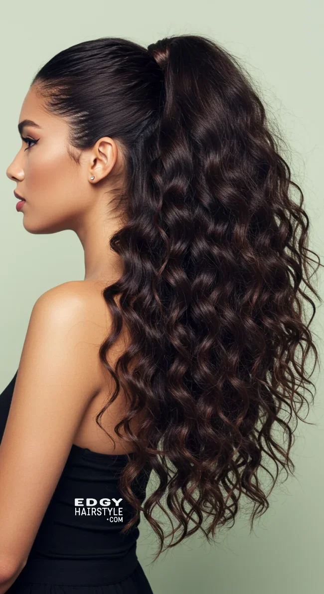 8. Curly Ponytail | Ponytail Hairstyles: Elevate Your Look With These 15 Styles In 2025