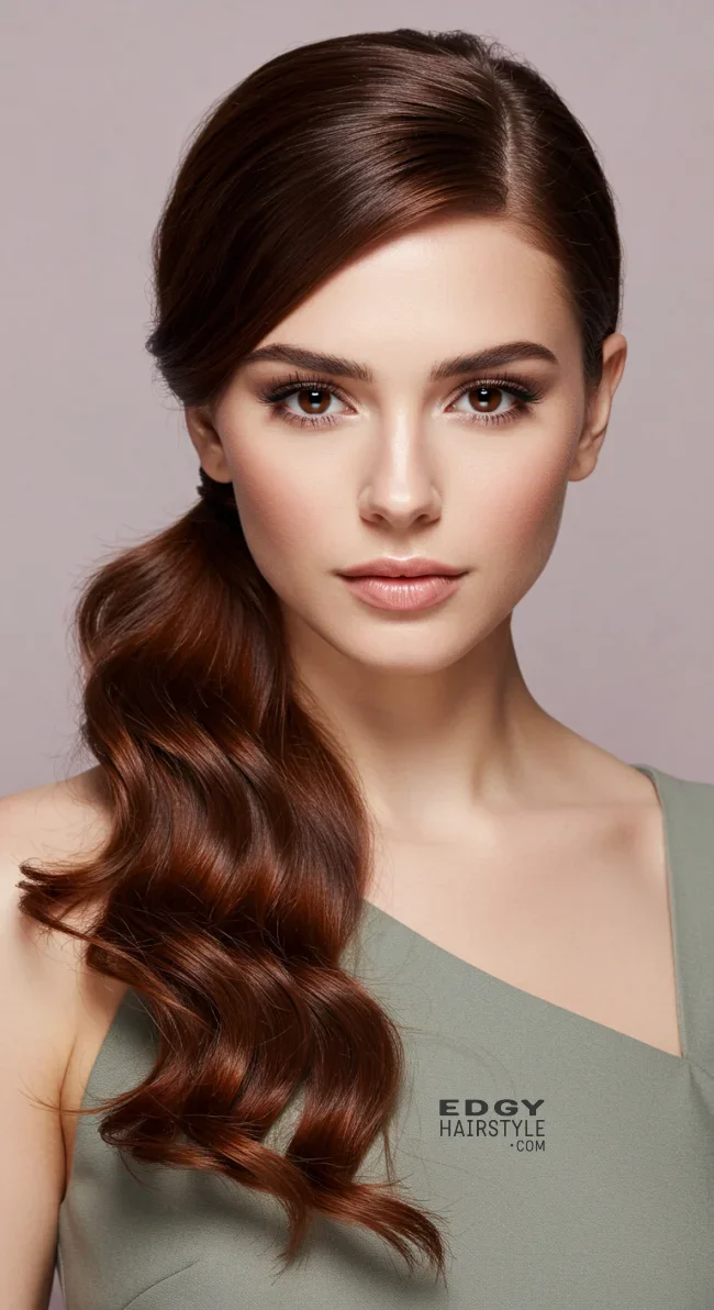 6. Side-Swept Ponytail | Ponytail Hairstyles: Elevate Your Look With These 15 Styles In 2025