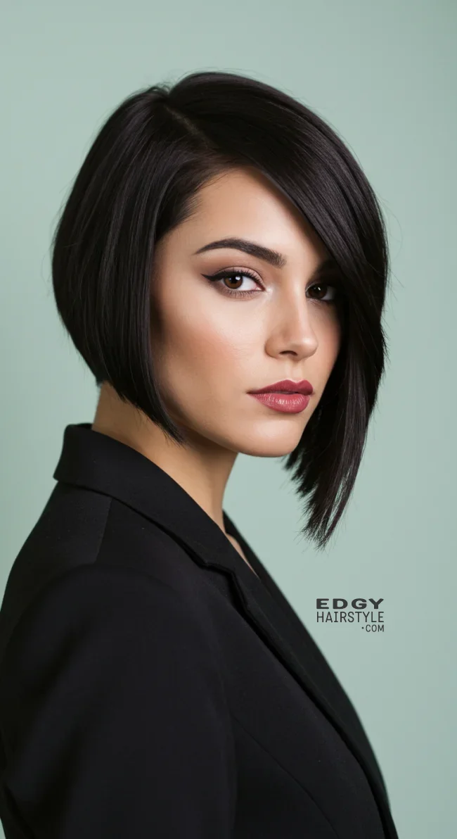 5. Asymmetrical Bob | 10 Hot Ideas Of Short Hairstyles For Ladies