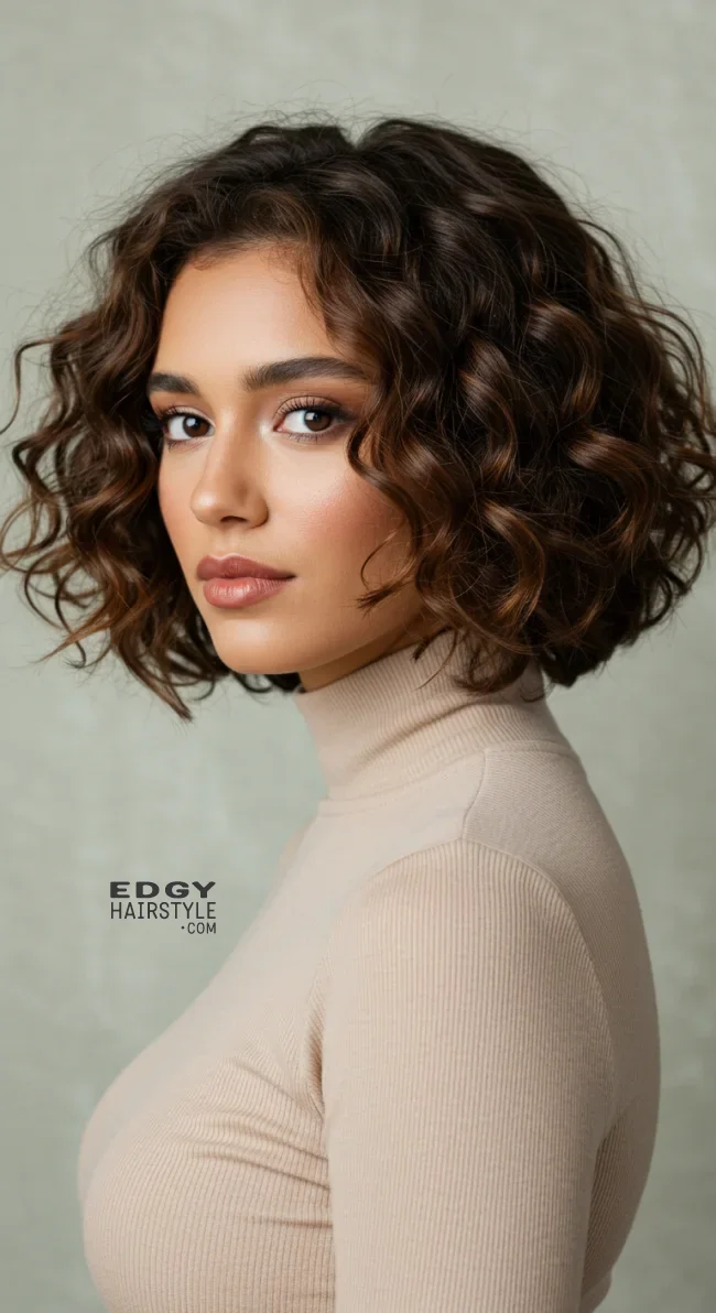 5. Soft Curly Bob | Soft Bob: Low-Maintenance And Versatile Style - Perfect For Every Season