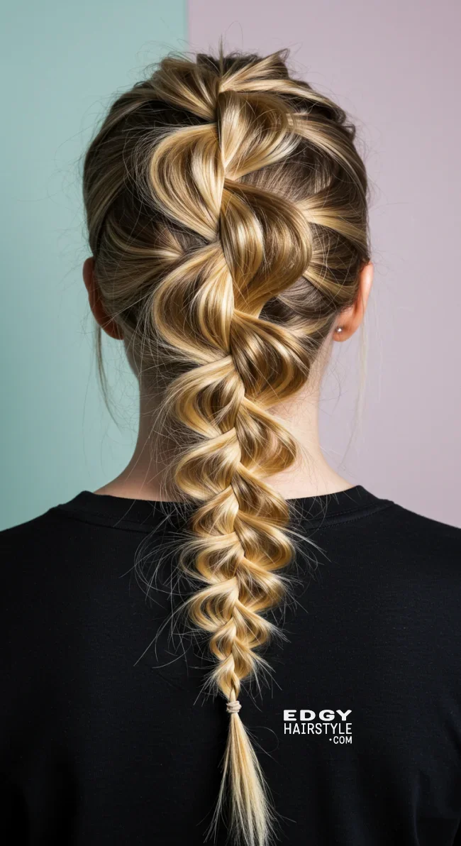 10. Fishtail Braid Blonde Look | Stunning Blonde Hairstyles To Elevate Your Look