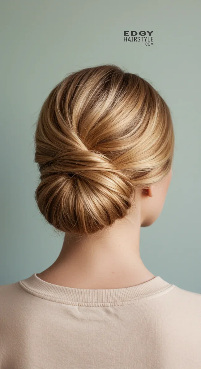 13. Elegant Blonde Chignon | Stunning Blonde Hairstyles To Elevate Your Look