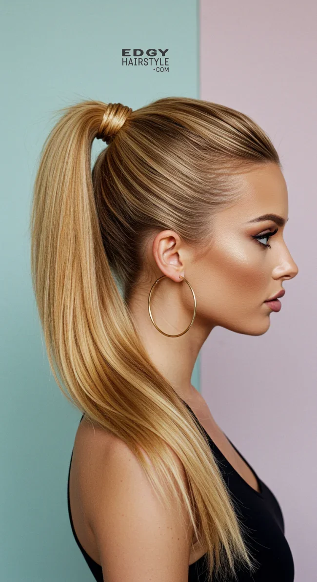 11. High Ponytail Blonde Style | Stunning Blonde Hairstyles To Elevate Your Look