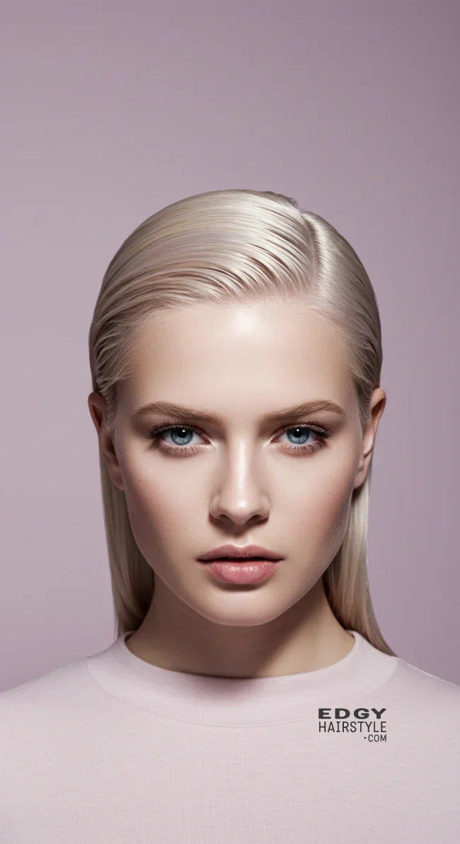 8. Slicked Back Blonde Hair | Stunning Blonde Hairstyles To Elevate Your Look