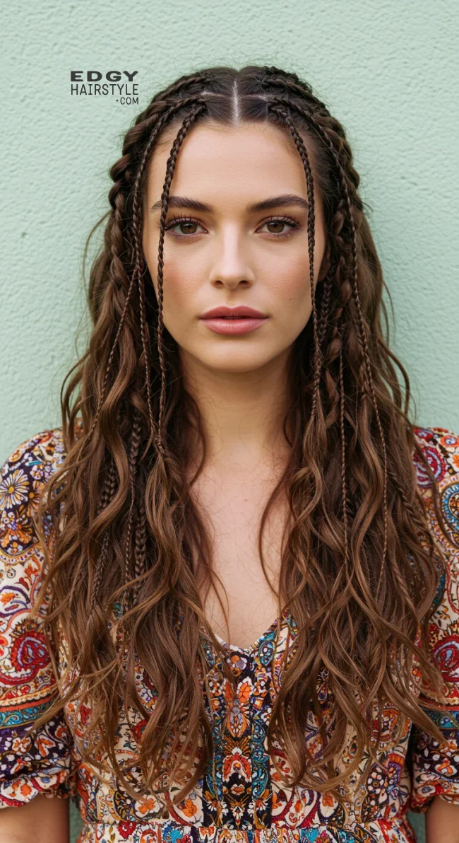 9. Boho Braids | Spring Hairstyles For Long Hair: Fresh Looks