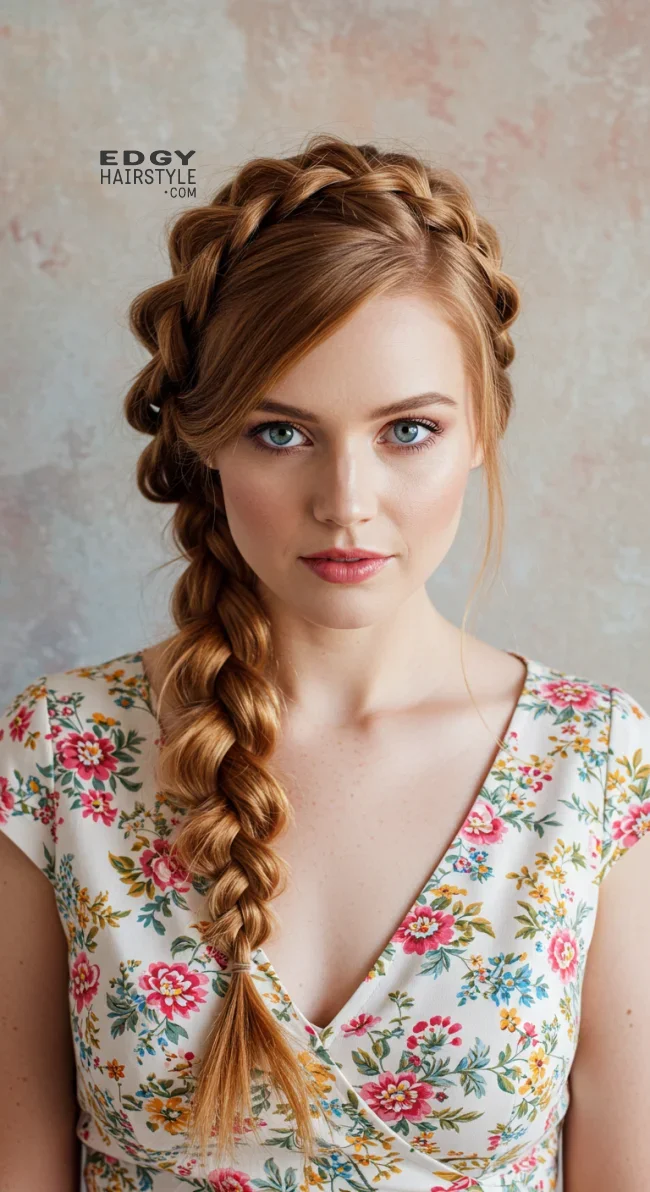 13. Romantic Fishtail Braid | Spring Hairstyles For Long Hair: Fresh Looks