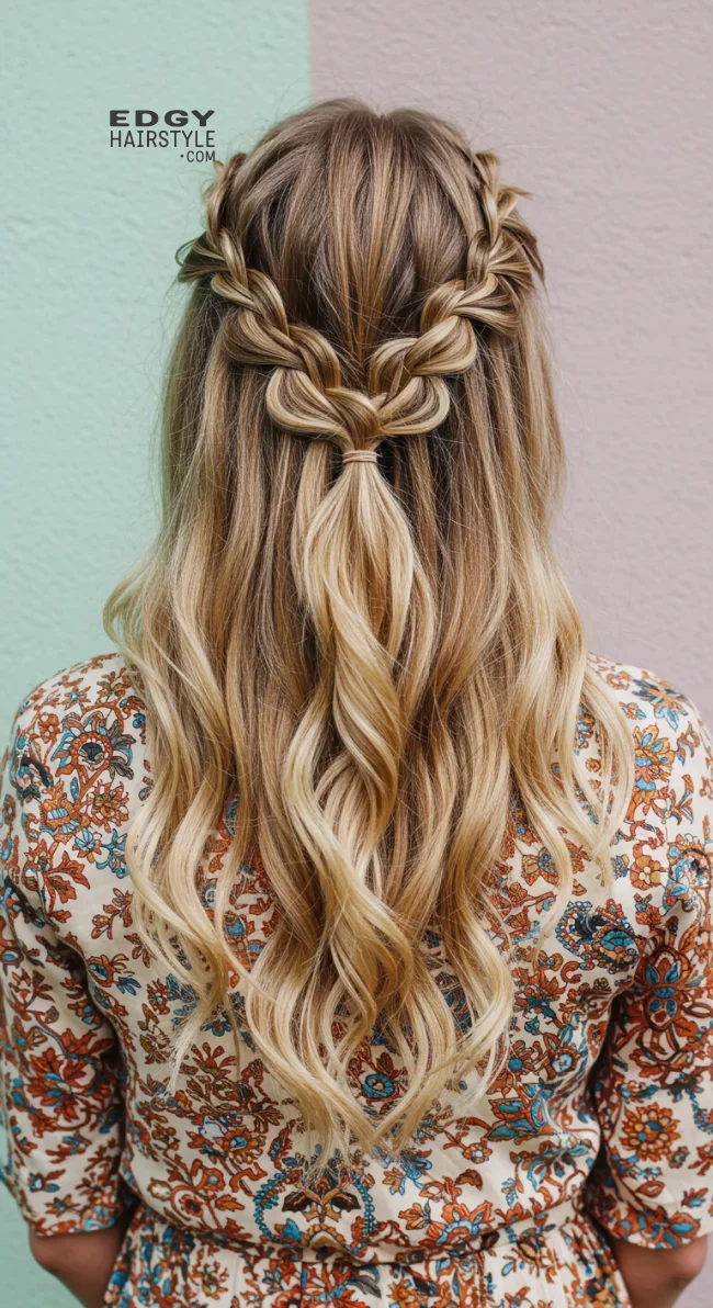 6. Waterfall Braid | Spring Hairstyles For Long Hair: Fresh Looks