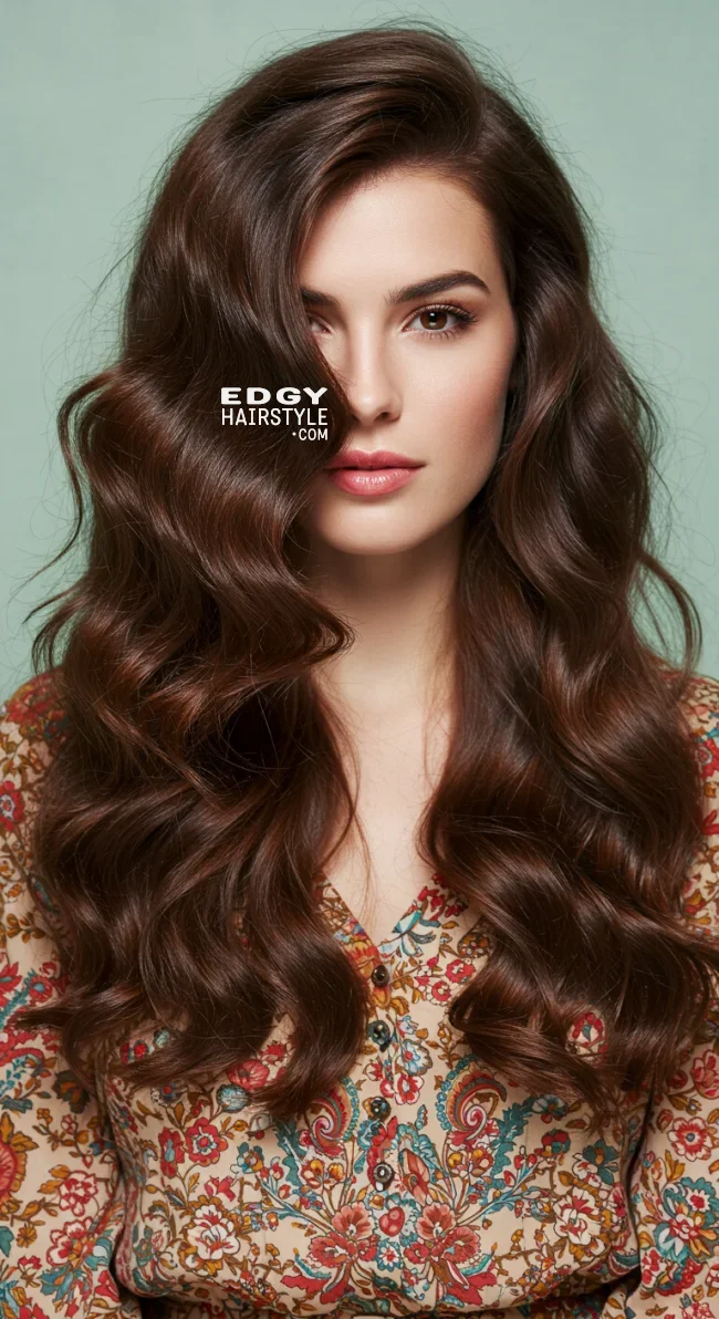8. Side-Swept Loose Curls | Spring Hairstyles For Long Hair: Fresh Looks