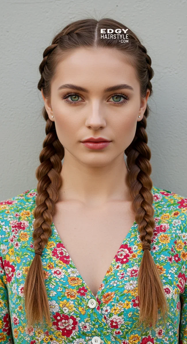 12. Double Dutch Braids | Spring Hairstyles For Long Hair: Fresh Looks