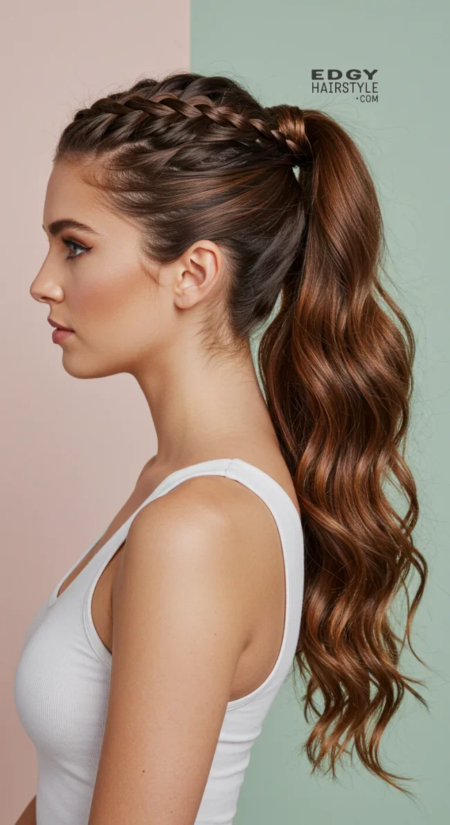 3. Dutch Braid Ponytail | 6 Easy Dutch Braid Hairstyles - Mastering On Style