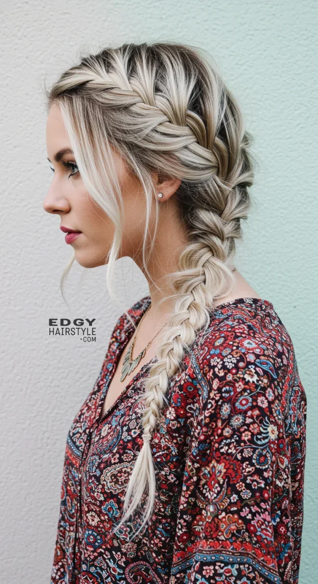 4. Side Dutch Braid | 6 Easy Dutch Braid Hairstyles - Mastering On Style