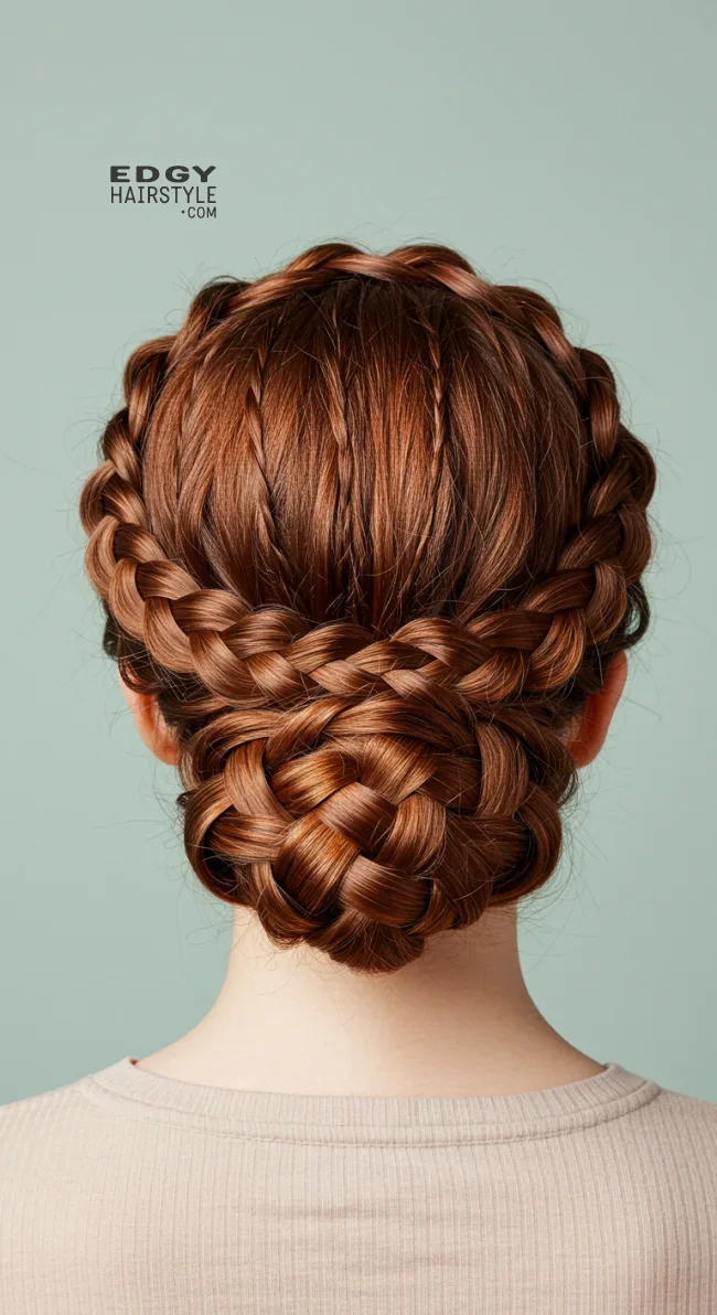 5. Dutch Crown Braid | 6 Easy Dutch Braid Hairstyles - Mastering On Style