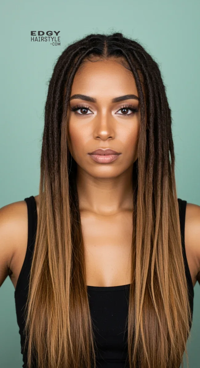 5. Long Straight Locks | Cappuccino Bronde Is The New Hair Color Trend