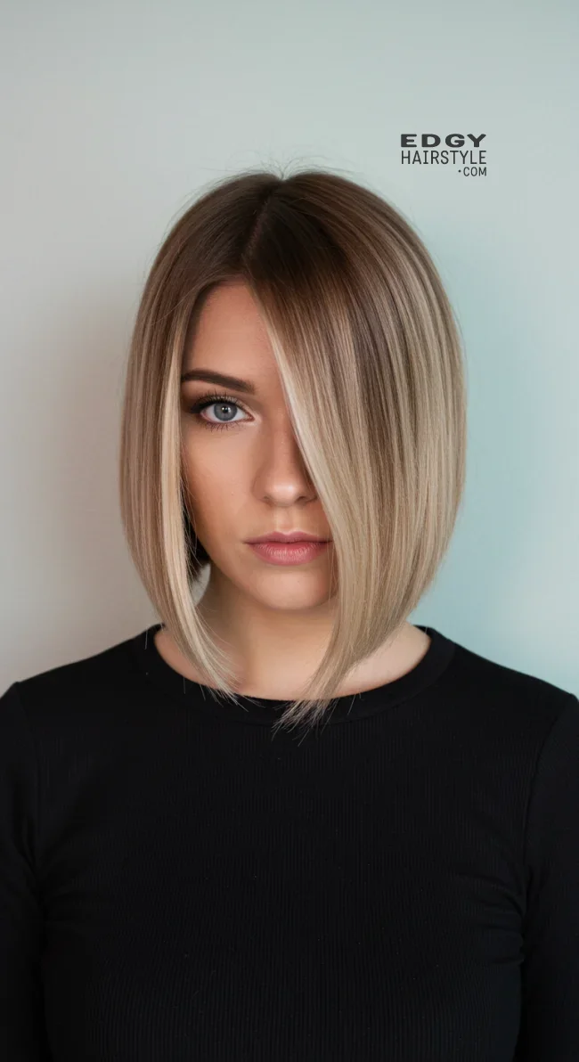 2. Modern Bob | Cappuccino Bronde Is The New Hair Color Trend