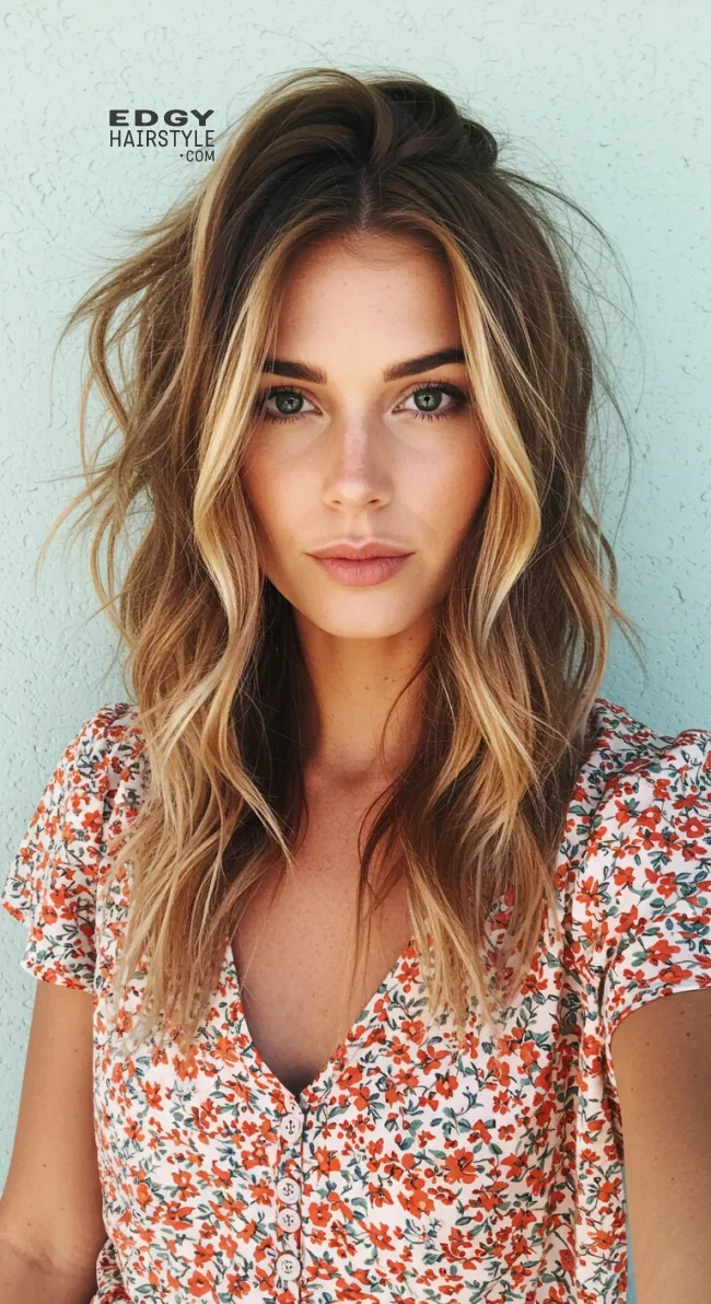 3. Beachy Tousled | Cappuccino Bronde Is The New Hair Color Trend