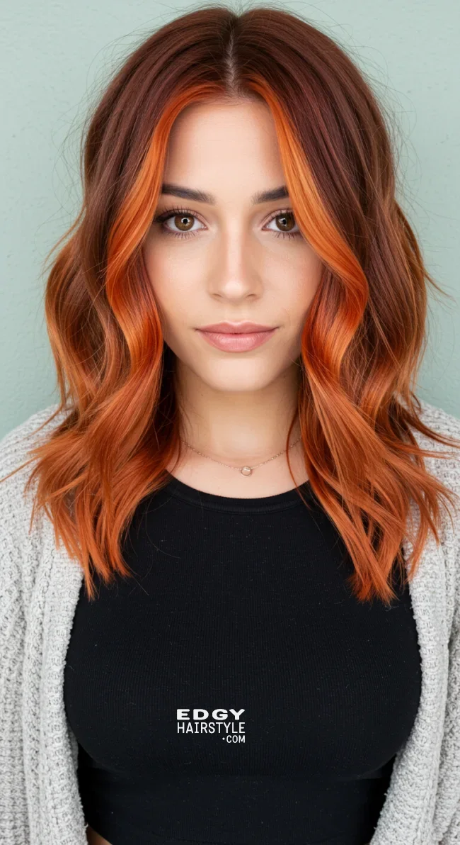 1. Classic Copper Balayage | Copper Balayage: All About Copper Balayage And How To Adopt It