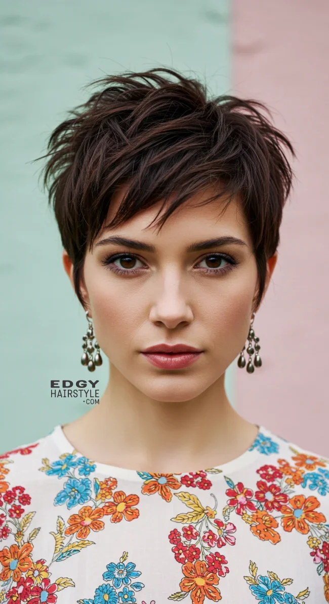 7. Choppy Pixie Cut | 15 Unique Spring Hairstyles – Best Spring Trends